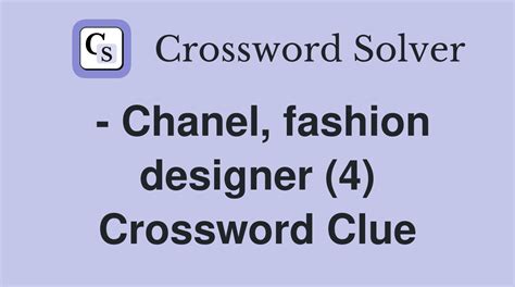 chanel suit component crossword|Chanel suit component Crossword Clue .